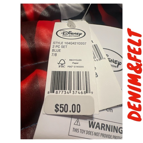 Disney Captain America Roleplay Boys Dress Up Halloween Costume | NEW/NWT!!🇺🇸 - Picture 6 of 7